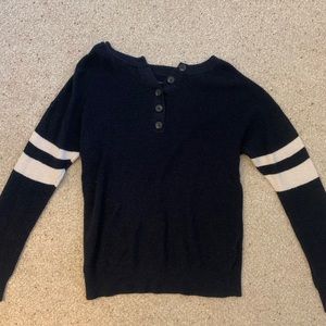 American Eagle Henley Sweater (Size:Small)